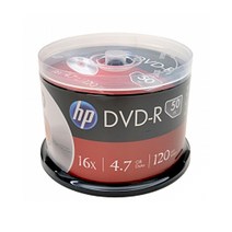HP DVD-R 4.7GB.8.5GB 슬림 케익, [DVD-R] 4.7GB 16X 케익 50P, 1