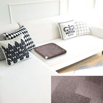 한일온돌과학 전기방석 20종, 체크브라운 1인용15단 조절기
