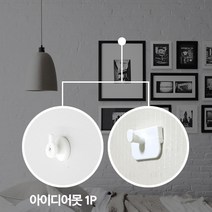 에이모노 액자 부자재 - 아이디어못 꼭꼬핀 (1개or10개), 아이디어못 1P