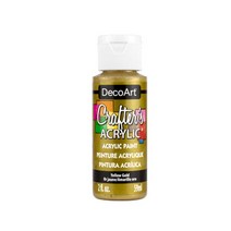 공예몰 데코아트 크래프터 아크릴물감 2oz (59ml) / 92. 노랑골드