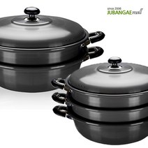 경질 찜솥 2단찜솥 3단찜솥 찜기 조개찜 랍스타찜 해물찜 만두 송편 떡 요리 대형 업소 명절 찜솥, 1개, 3단 42cm