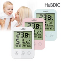 휴비딕 온습도계 (HT-21) 무드등 수유등 신생아 온도계 습도계, 오크화이트 (HT-21)