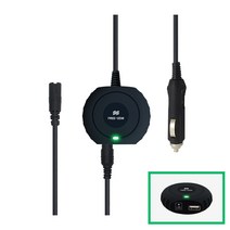 한국미디어시스템 전차종 차량용 노트북충전기 시거잭 어댑터 FREE-120W, LENOVO 전용잭 (슬림팁)