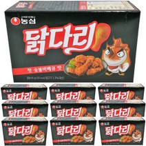 농심 닭다리 핫숯불바베큐 66g X 10갑, 10개