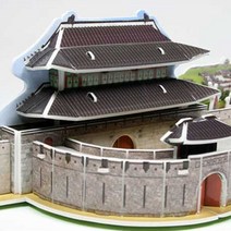 3D입체퍼즐 건축모형 전통가옥 교육학습완구 공룡 퍼즐, 장안문 수원산성