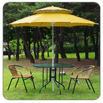 팔각고정식파라솔 대형, 팔각고정식파라솔 대형 옐로우[CE025]