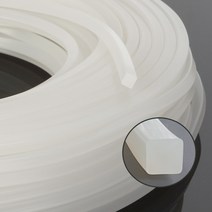 실리콘사각패킹 (가로4mm*세로30mm) - 10M(반투명)