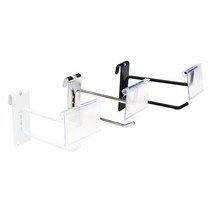 메쉬망 이중후크/망후크/휀스망 부속/매장 진열 수납, 300mm, 블랙, 1개
