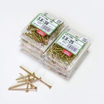 [YAHATA] 목재용 나사[나무균열방지]-소포장, 3.8X45mm[28개]
