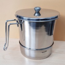 스텐레스 음식물쓰레기통 (분리형)2L 분리수거 휴지통