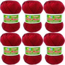 행독뜨기 털실 뜨개실 뜨개질실 코바늘실 인형실 신생아모자실 울실 베스트울, 713흑장미(6개)