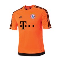 아디다스 뮌헨 에스트로 15 저지 SS(S16164) 오렌지 블랙 커스텀 축구 유니폼