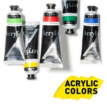 알파 아크릴물감 50ml 95색 낱색, $XT4_909 Maize Yellow