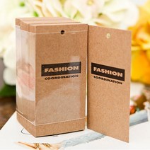 자체브랜드 라벨 택종이 tag 4묶음, 패션 크라프트