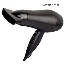 유니맥스 전문가용 헤어드라이기 UHD-2000A 초강력, 블랙