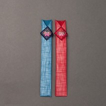 고급 모시 컬러 수저 젓가락집, 랜덤발송