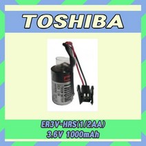 도시바(TOSHIBA) ER3V(3.6V 1000mAh) + CON(HEROSE) 리튬전지작업, 1개
