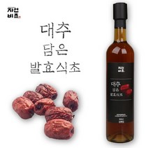 자연비초 대추담은 발효식초500ml 발효식초, 1개, 500ml