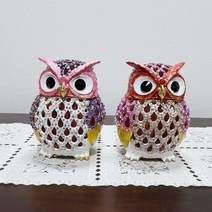 쇼핑아트 부엉이보석함(8092) (1), 핑크