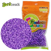 지니비즈(GENIBEADS) 리필용 싱글비즈_지니비즈 1000비즈, 파스텔라벤더, 1개