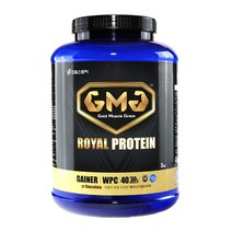 GMG 지엠지 로얄프로틴 게이너 체중증가 탄수화물 WPC 헬스 단백질 보충제 쉐이크 파우더쉐이크 3kg, 1통