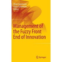 Management of the Fuzzy Front End of Innovation Hardcover, Springer