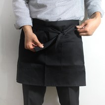 [바리스타 앞치마 소 블랙]//국내산/카페앞치마/레스토랑앞치마/식당앞치마/호텔앞치마/바텐더앞치마/커피용품/바용품