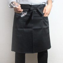 [바리스타 앞치마 중 블랙]//국내산/카페앞치마/레스토랑앞치마/식당앞치마/호텔앞치마/바텐더앞치마/커피용품/바용품