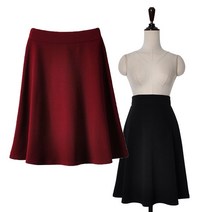 씨씨샵 총알미디 플레어 밴드 미디 스커트