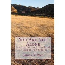 You Are Not Alone: Erv Shabbat to Havdalah ... Siddur for Singles Paperback, Createspace Independent Publishing Platform