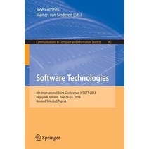 Software Technologies: 8th International Joint Conference Icsoft 2013 Reykjavik Iceland July 29-31 2013 Revised Selected Papers Paperback, Springer