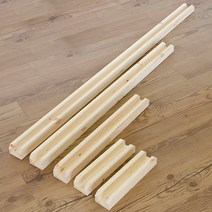 아이베란다 아크릴 원목파티션 2단 공간분리가벽 셀프가벽 책상 파티션, 지지대선택, 벽면용 지지대 길이300mm(2개 1세트)