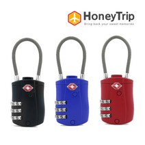 허니트립 TSA자물쇠 와이어형 세컨드