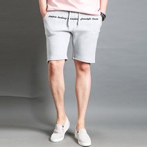 가우리 여름 남성 반바지 MZ 필기체 네오플렌 트레이닝 팬츠