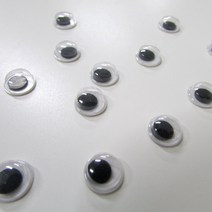 창작스튜디오놀자 DIY 스티커 눈알 (8mm) 50입, 100개