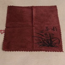 오일장 고급 난 차수건 브라운