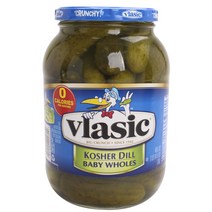 Vlasic 코셔 딜 베이비 홀 클래식 테이스트, 1개, 1.36L