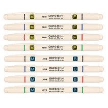자바 OHP 수성펜 물펜 MB MF 트윈펜 4색, 자바OHP수성펜4색세트(MF)