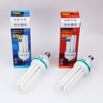 장수램프 삼파장 EL램프 55W E26BASE, 55W전구색