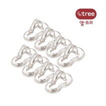 엘트리 투명 전선클립 소 8p, 1개