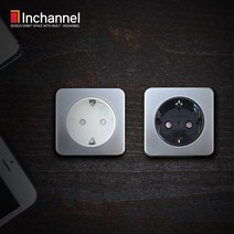 인채널_위너스 인테리어 빌트인 미니 1구 매입 콘센트, B_미니 매입콘센트 1구_블랙, IWC-1BS