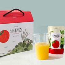 올댓리빙 장수사과즙 사과를 통째로 착즙 생사과쥬스 110ml X 30팩