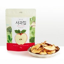 올댓리빙 장수사과 사과칩 사과를 통째 만든 생사과칩 25g X 5팩
