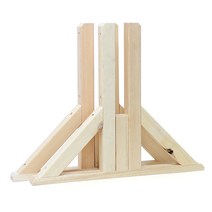 아이베란다 레드파인 라인 원목파티션 칸막이 가벽 사무실 거실 파티션, 5.요자 키높이 지지대_2개1세트