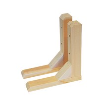 아이베란다 레드파인 라인 원목파티션 칸막이 가벽 사무실 거실 파티션, 1.L자 지지대_2개1세트