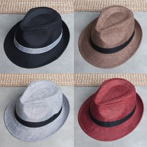 YC 마직 빅사이즈 밀짚모자 페도라 여름 커플 ~ 64cm