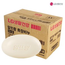 LG 알뜨랑비누 화이트 ( 130g x 80개입 )+(이태리타올 1매 증정) ), 1box