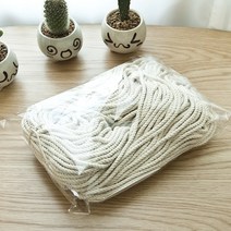 아쭈디자인 마크라메 재료 면로프 80M 면줄 실, 4mm(90합) - 길이80M, 1개