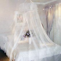 원터치모기장 모기장텐트 대형모기장텐트 아기모기장, 23_럭셔리 레이스 캐노피 (화이트)/1124251