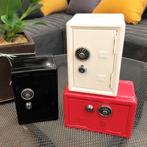 [써보니조트라] 캐비닛 금고 저금통 인테리어, 블랙, 1개